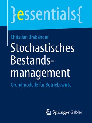 cover image of Stochastisches Bestandsmanagement